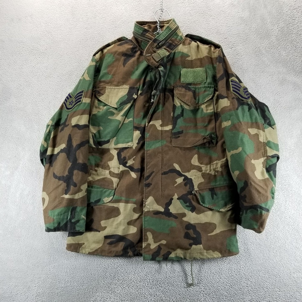 US Army‎ Field Jacket Mens S M81 Woodland Camouflage M65 Cold Weather